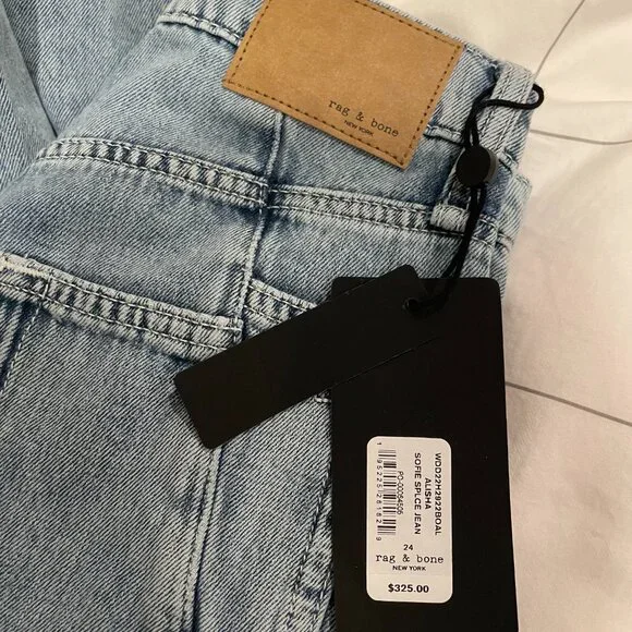 Rag & Bone Sofie Splice High-Rise Jeans